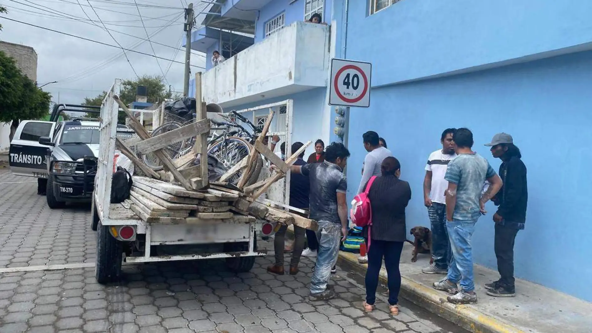 camioneta accidentada en Tehuacan